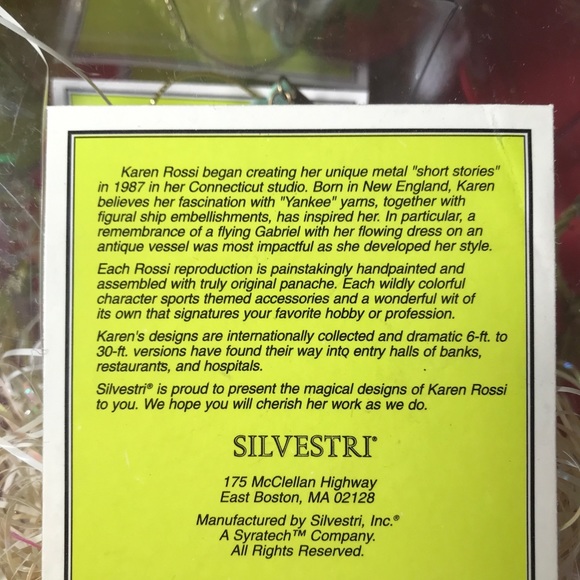 Karen Rossi Collectibles “Santa Golfer” Ornament - Picture 4 of 4